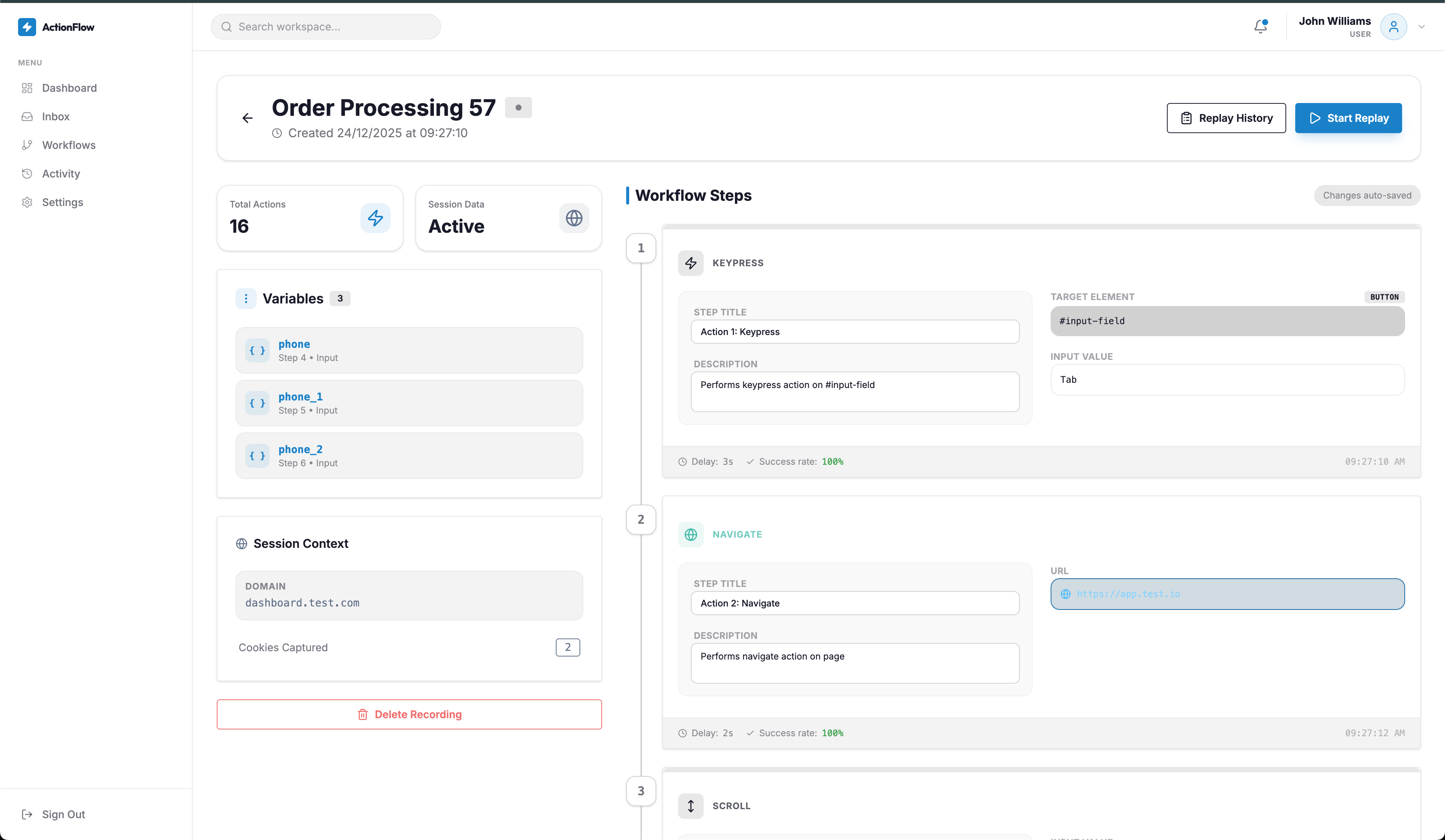 ActionFlow Browser Automation Platform - Image 7