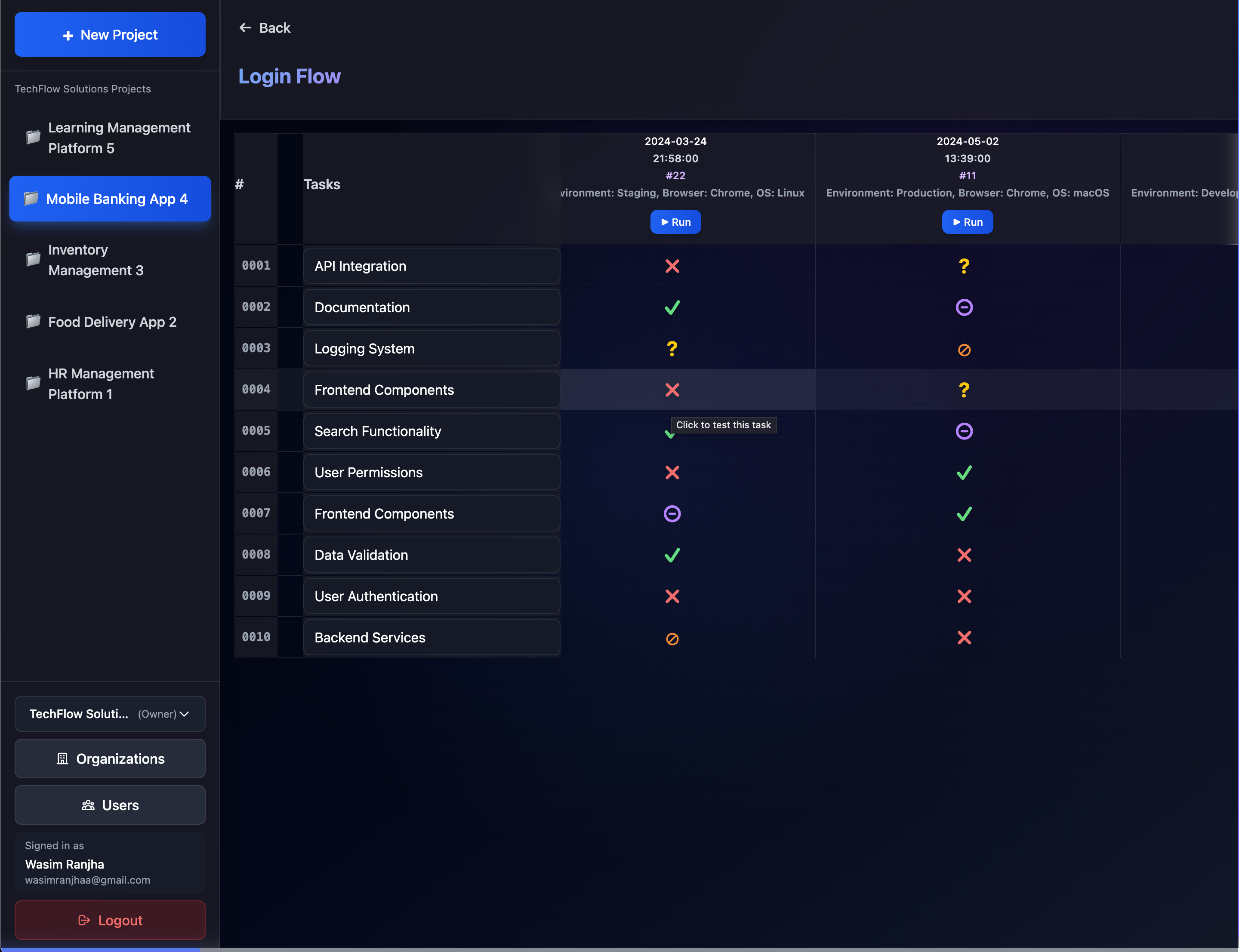 TestFlow - Test Management Platform - Image 3